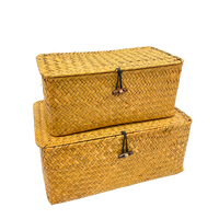 Eco-friendly Seagrass Storage Box