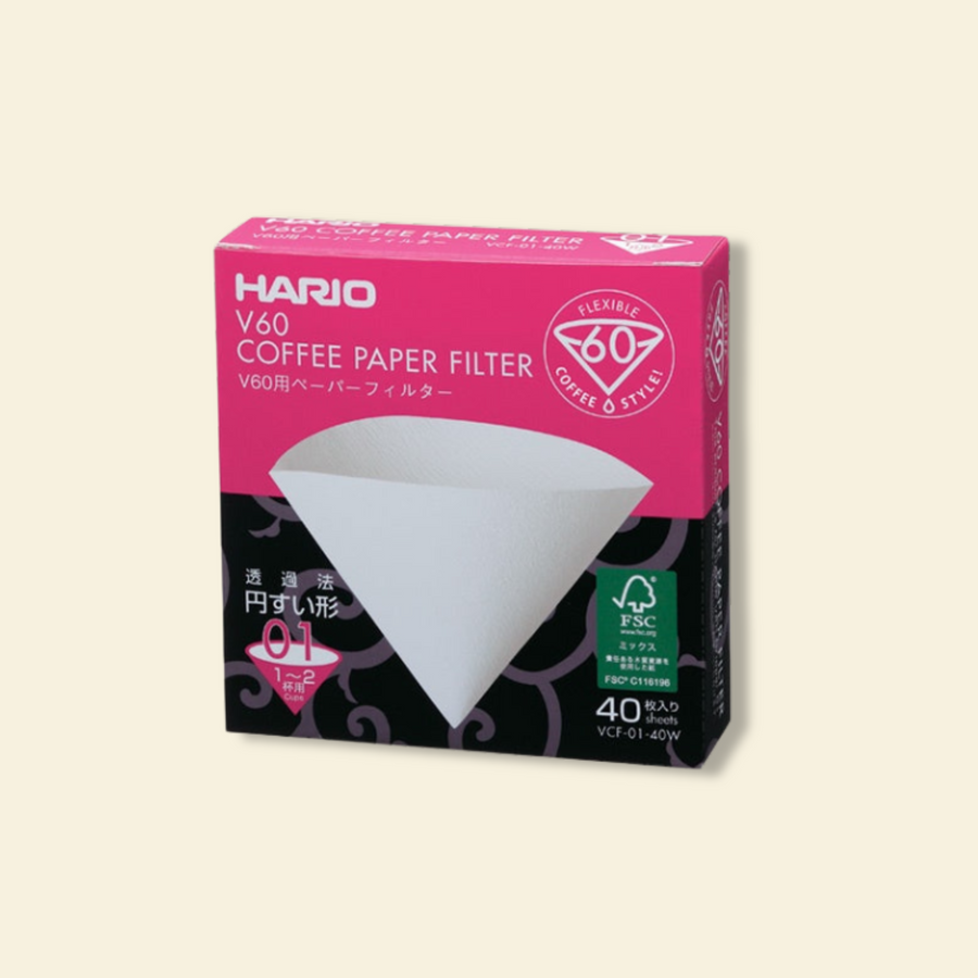 HARIO V60 Coffee Filters (40 pcs)