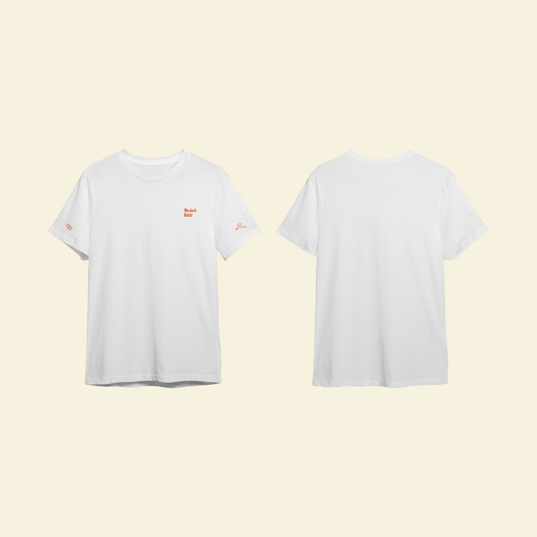 “We do it Bettr” Cotton T-shirt (White)