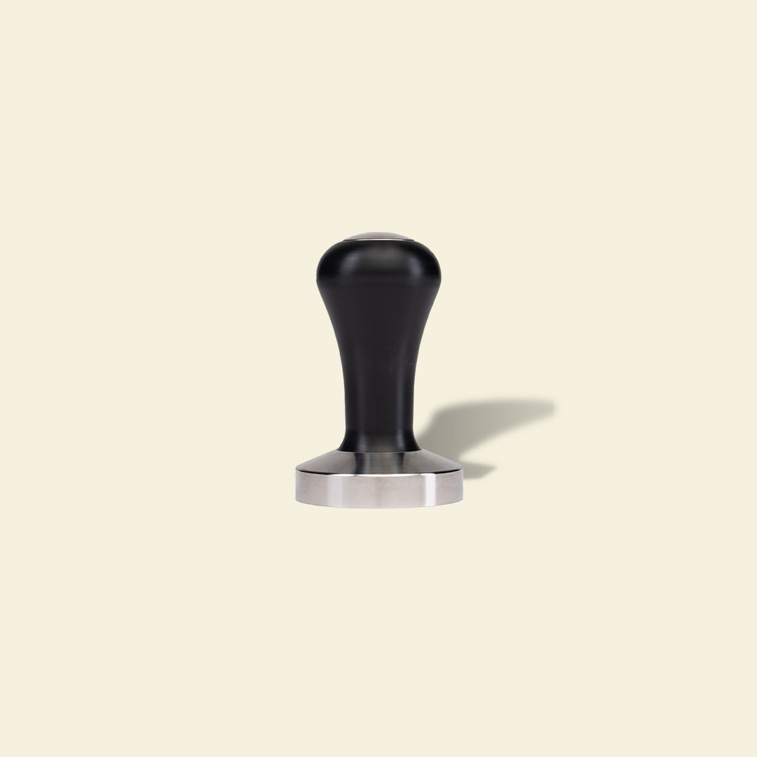 Edo Young Pro 58mm Flat Base Black Coffee Tamper